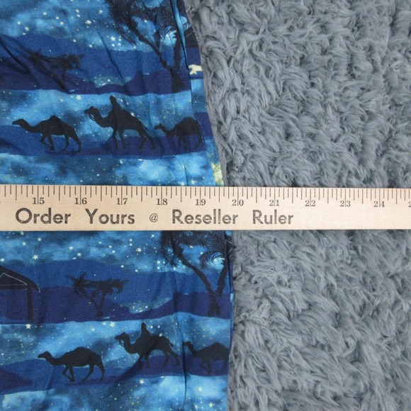 Tiny Roots Pajama Set Womens Small Blue Nativity Christmas TENCEL Modal NWT - Picture 14 of 16